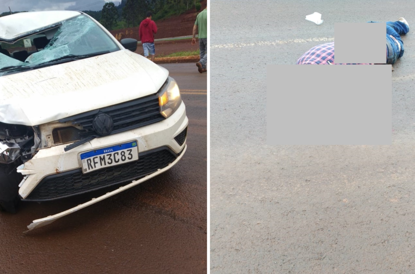  Senhor de 55 anos morre em acidente no Trevo de Pitanga