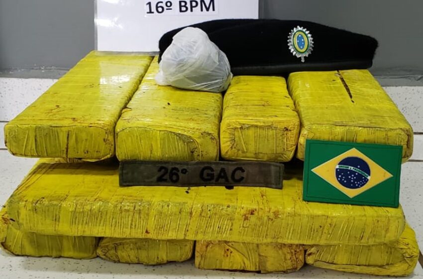  Mais de 10 quilos de maconha e cocaína foram apreendidos com um menor em Laranjeiras do Sul