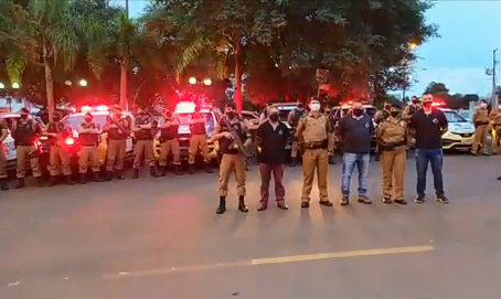  PM de Pitanga atende duas situações de perturbação. Uma com algazarras e aglomeração