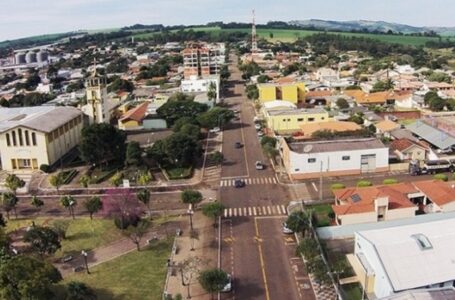 Vista área da sede urbana de Faxinal, município da Região Central do Paraná. Foto: Divulgação