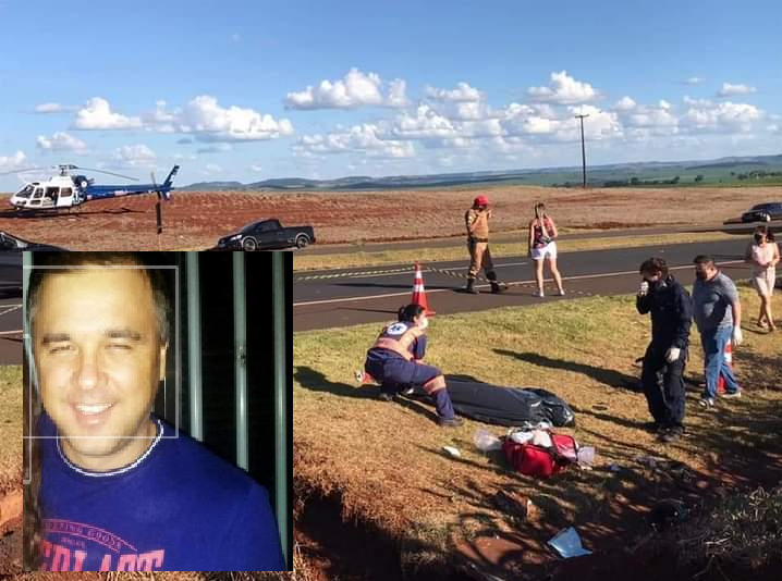  Empresário de Pitanga perde a vida em trágico acidente com sua moto entre Engenheiro Beltrão e Maringá