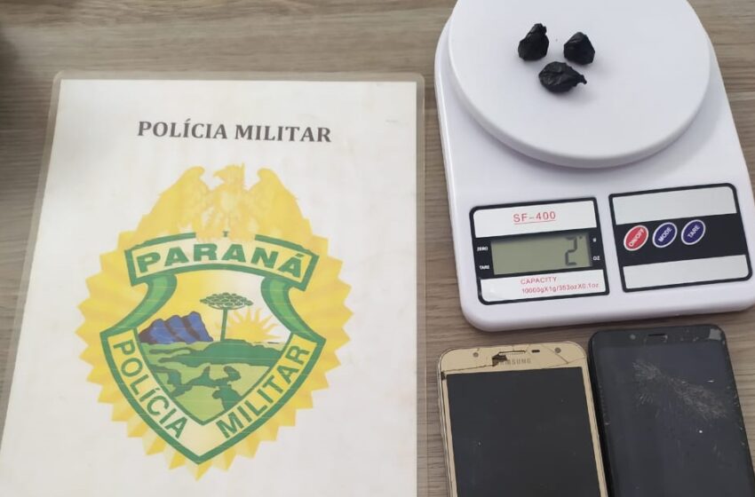 Criminosos de Campo Mourão foram abordados traficando drogas em Pitanga