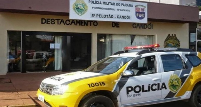  Quatro presos em Candói, após tentativa de fuga com veículo com débitos. Eles estavam em uma aglomeração de pessoas