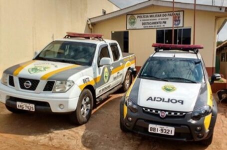 Preso em Santa Maria do Oeste após empurrar a esposa que bateu a cabeça na parede