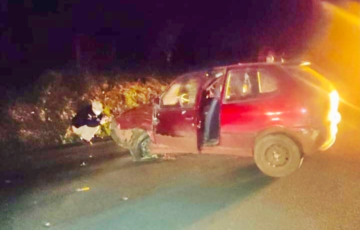  Preso condutor embriagado e sem CNH após colisão frontal na PRC-466 entre Pitanga e Boa Ventura. Duas pessoas ficaram gravemente feridas
