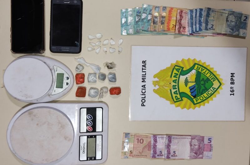  Tráfico de drogas e corrupção de menor em Manoel Ribas