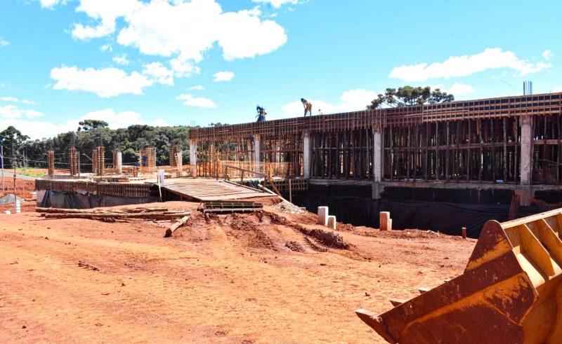 1ª fase do Novo Hospital de Pitanga tem 25% da obra já concluída, segundo levantamento do TCE-PR