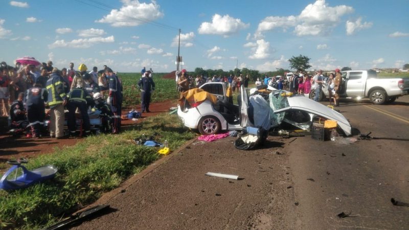  Mulher morre e outras sete pessoas ficam feridas em acidente em Maringá