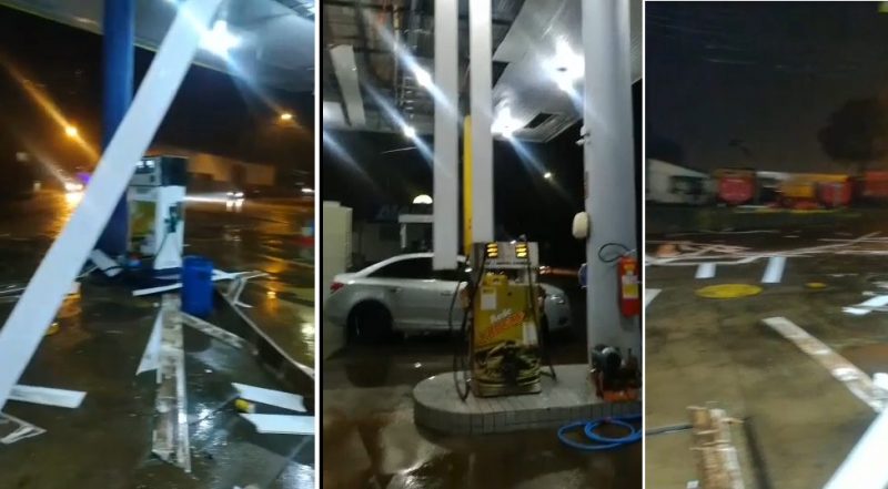  Temporal que deixou 45 mil unidades consumidoras sem energia elétrica no Paraná, também causou estragos em Pitanga