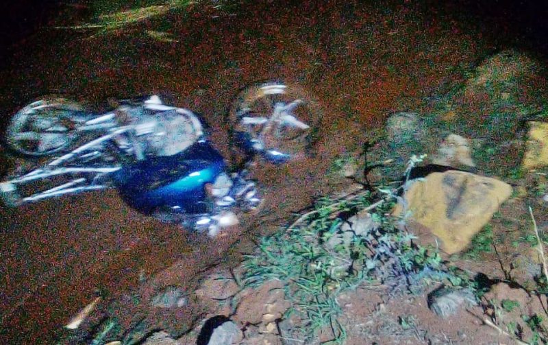  Queda de Motocicleta na PRC-466 em Pitanga. O condutor teve ferimentos moderados