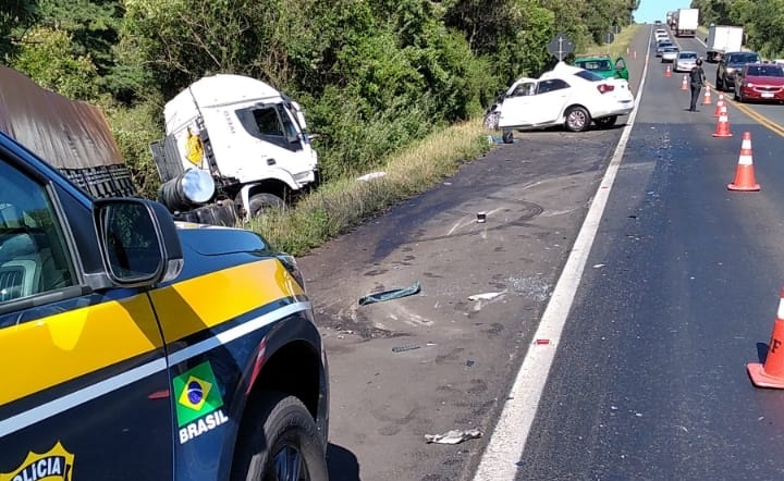  Acidente com (4) mortes na BR-277 em Guarapuava na véspera de Natal