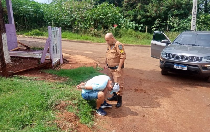  Mandado de prisão em Laranjal. Homem de 28 anos foi levado para Delegacia de Laranjeiras do Sul