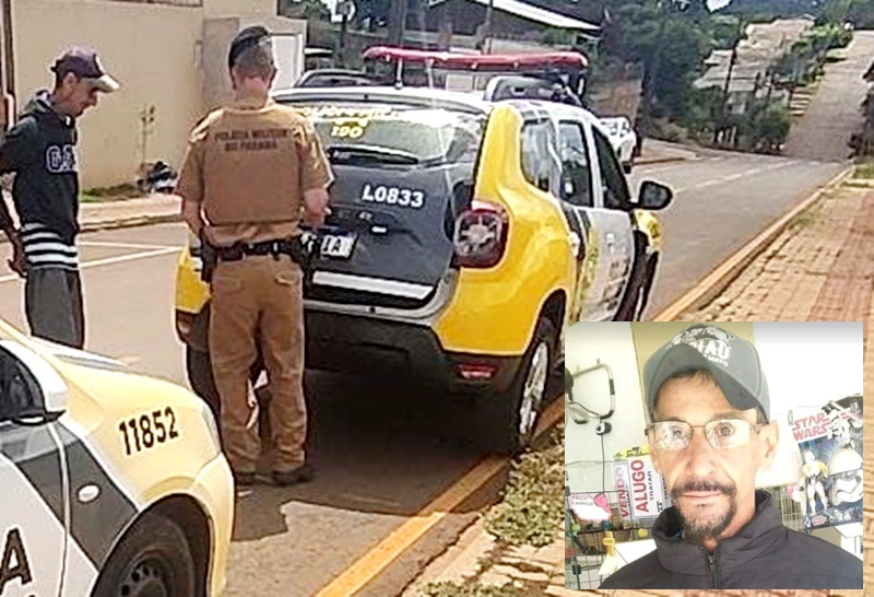  Preso pela PM de Pitanga, suspeito de ter matado o jovem a golpes de faca