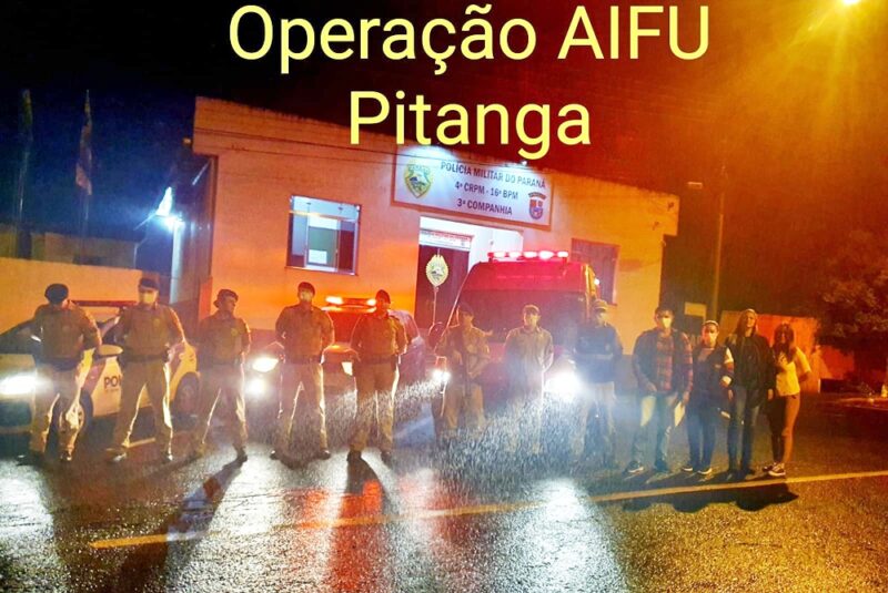  Operação AIFU é realizada em todos os municípios pertencentes ao 16º Batalhão da PM