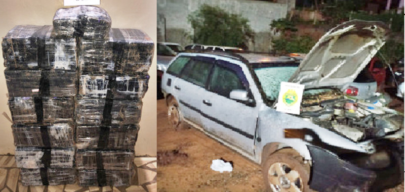  Preso em Manoel Ribas, após perseguição e fuga, homem que transportava mais de 200 quilos de maconha