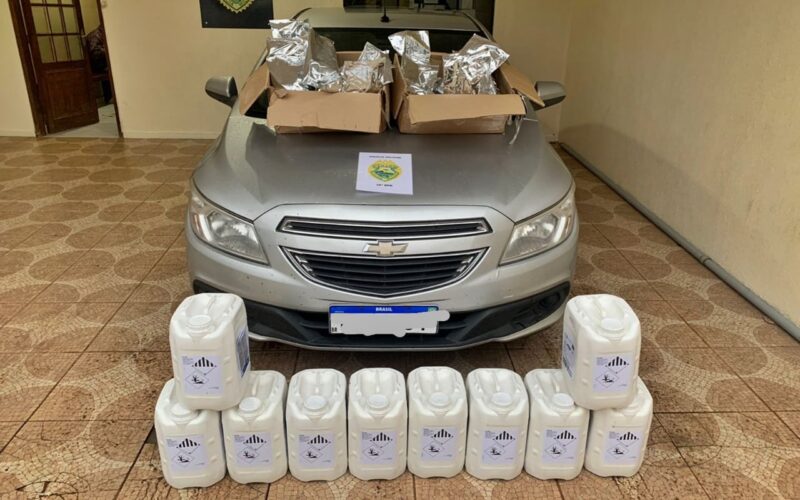  Um homem e uma mulher foram presos em Manoel Ribas por contrabando de eletrônicos venenos e munições