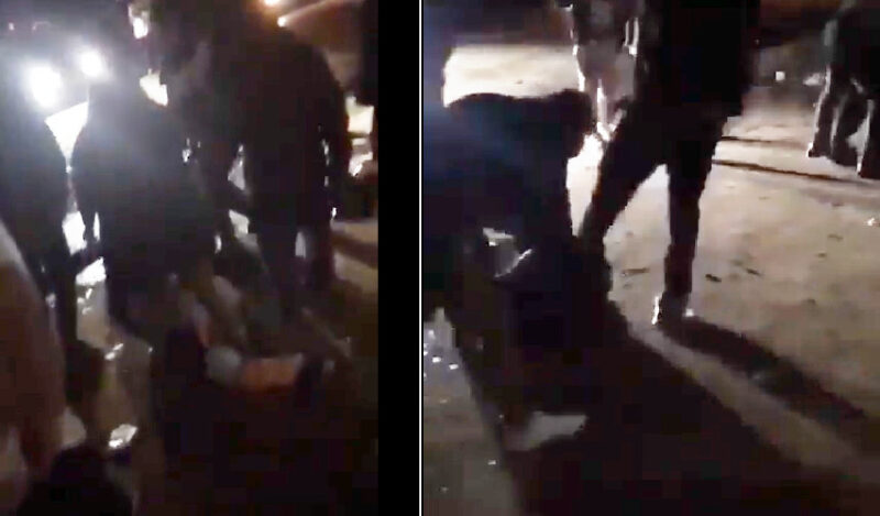  VÍDEO – Um é espancado, outros cortados de faca em briga após evento em Boa Ventura