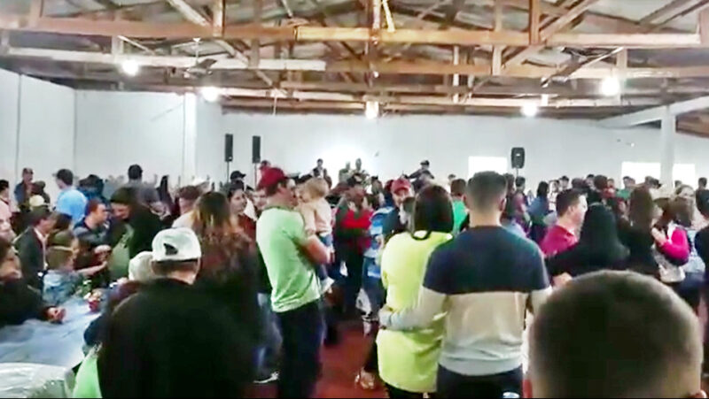  Briga em festa no interior de Pitanga, novilha e carneiro do sorteio foram furtados