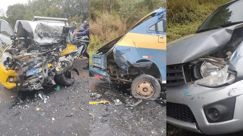  Padre se envolve em acidente em Cândido de Abreu