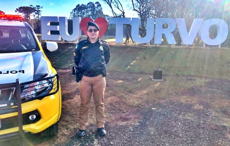  Pela primeira vez, Policial Feminina assume o comando do Destacamento de Polícia Militar de Turvo