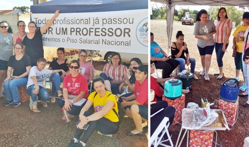  Professoras de Santa Maria do Oeste foram ignoradas pelo prefeito, segundo a nota da APP-Sindicato de Guarapuava