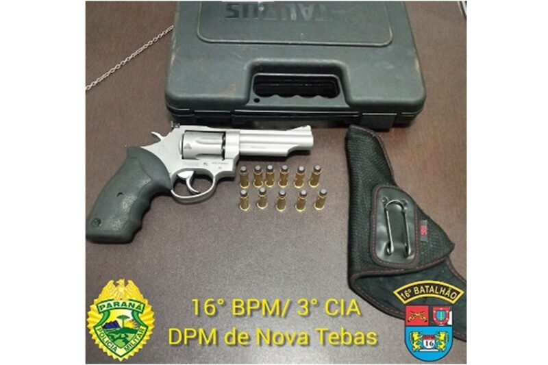  Policiais são ameaçados por homem que estava com arma de fogo no veículo, passando por Catuporanga/Nova Tebas