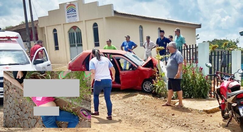  Mulher que saltou do veículo em movimento em Mato Rico foi levada pelo Helicóptero do SAMU para Ivaiporã