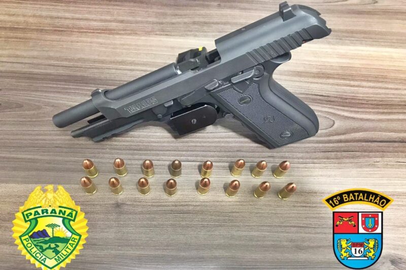  Oficial de Justiça é preso por Porte Ilegal de Arma de fogo no interior de Palmital