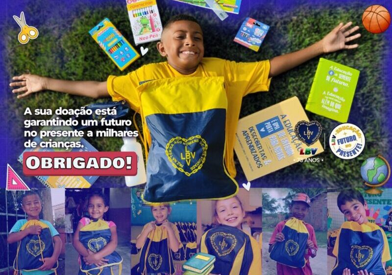  Campanha solidária beneficiou mais de 20 mil crianças e adolescentes em todo o país