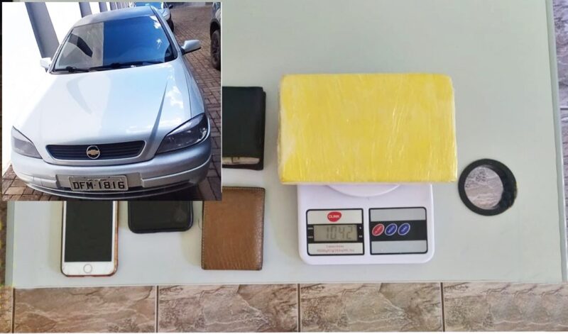  Traficantes que vinham de Londrina para Laranjeiras do Sul são presos com mais de um quilo de cocaína