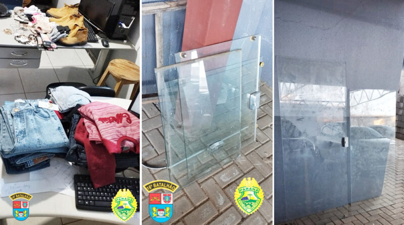  Três presos após furtos em loja e cemitério em Pinhão. Um era o receptador