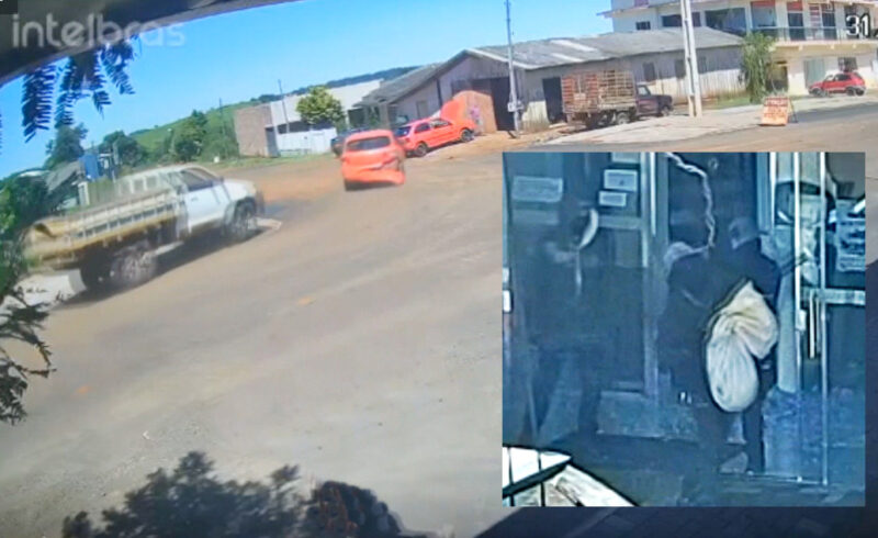  Veículo Gol usado no Roubo ao Banco Sicredi em Laranjal é encontrado abandonado na beira do rio