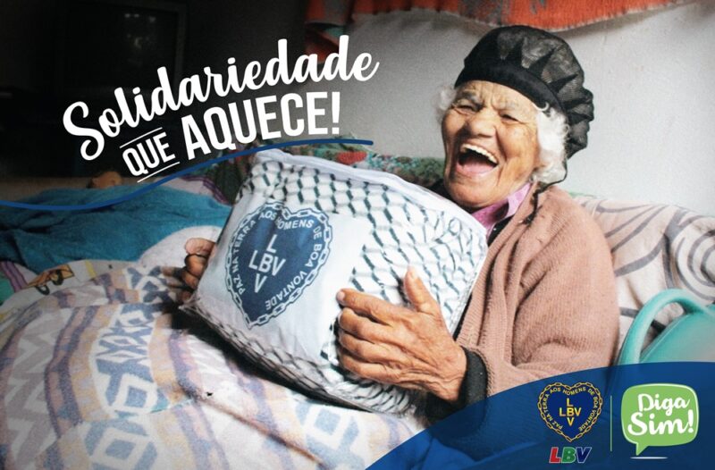  LBV entrega cobertores para 100 famílias vulneráveis de Palmital/PR
