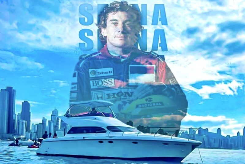  Barco icônico de Ayrton Senna, a Senna 417, está à venda, oferecendo uma experiência única no mundo