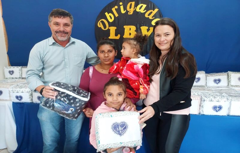  Goioxim, Palmital e Ivaiporã são contempladas com a entrega de cobertores da LBV