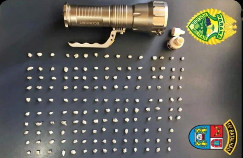  Preso com 147 pedras de crack prontas para venda em Palmital