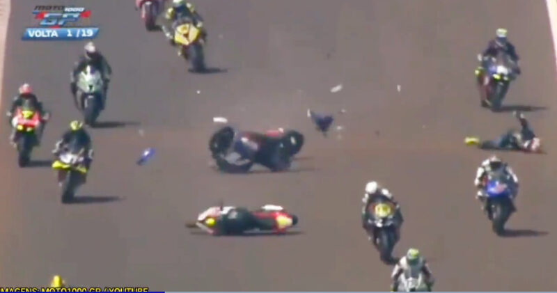  Imagem forte: pilotos morrem após acidente gravíssimo em etapa da Moto 1000 GP em Cascavel