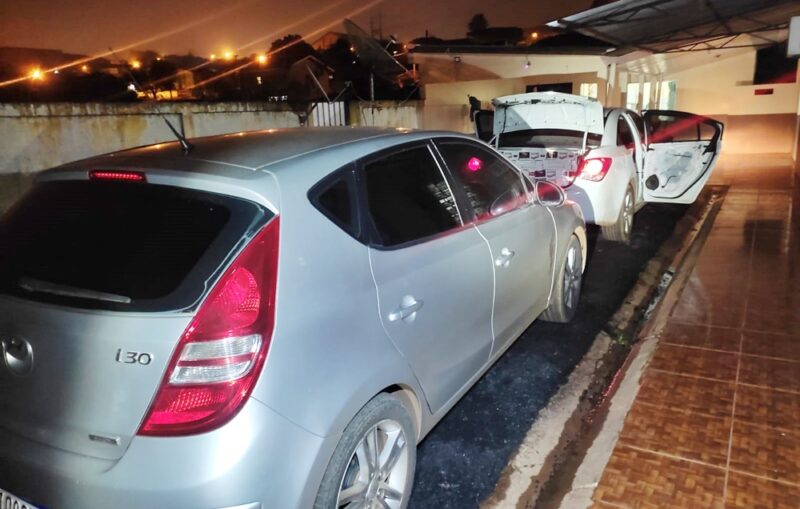  Dois presos por contrabando em Manoel Ribas com veículo carregado de cigarros do Paraguai