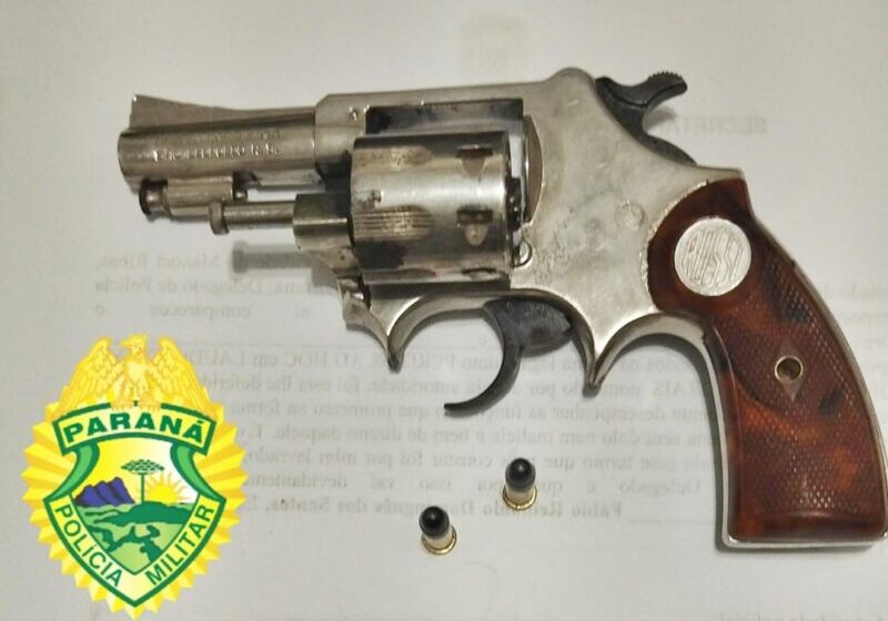  Preso após agredir e colocar o revólver na cabeça da mulher em Nova Tebas