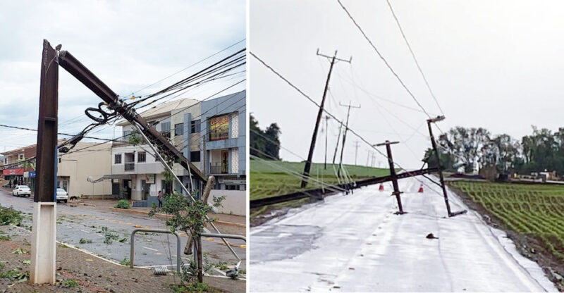  Copel atende recomendação do MPPR em Palmital e se compromete a enviar equipes técnicas para resolver problema de quedas de energia na cidade