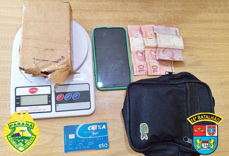  Dois traficantes são presos em Mato Rico. Eles estavam vendendo maconha e foram levados para Delegacia de Pitanga