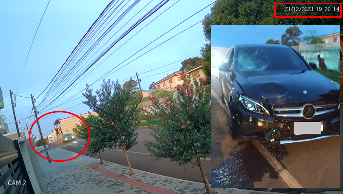  “VÍDEO” – Motoqueiro morre após um veículo bater na sua traseira em Pitanga