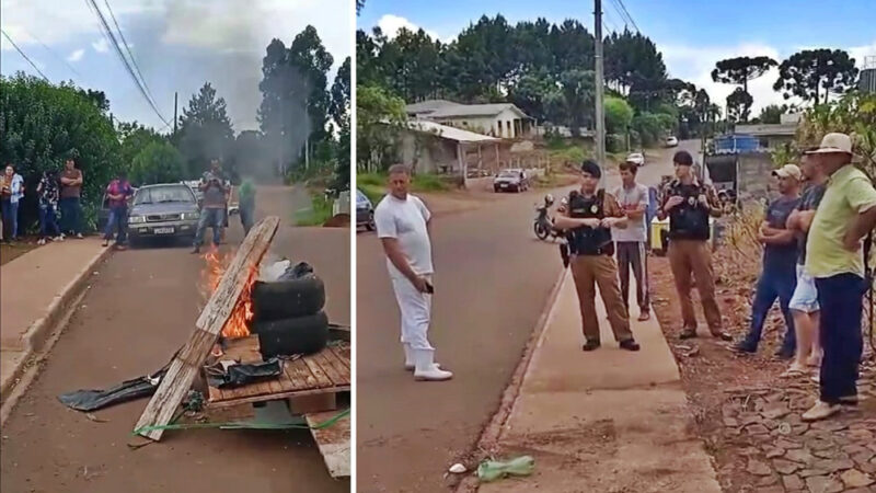  Trator com picador é furtado do pátio de um estabelecimento em Santa Maria do Oeste