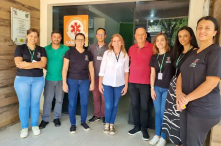 Silvia Bovo, diretora da 22ª regional de saúde realiza sua primeira visita oficial a Mato Rico