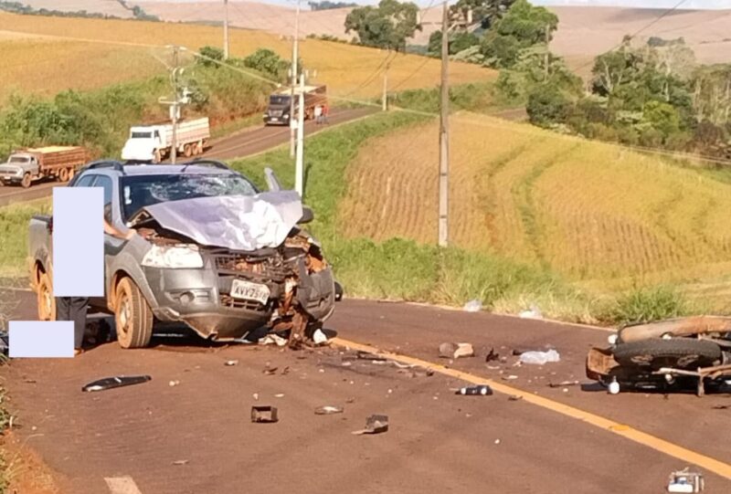  Trágico acidente próximo da Localidade Rio do Meio interior de Pitanga