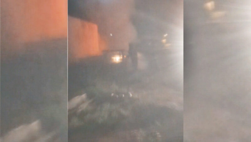  VÍDEO – Incêndio possivelmente criminoso em Pitanga. Veículo Peugeot foi incendiado durante a madrugada