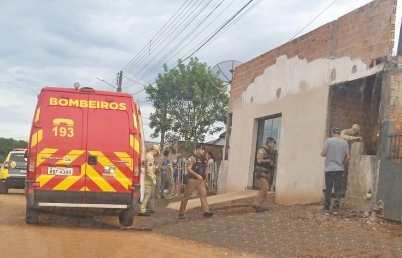  PM emite relatório a respeito de um crime de homicídio na região da Vila Planalto em Pitanga