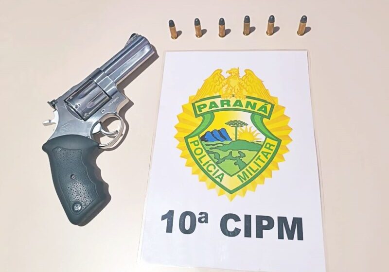  Em Palmital/PR – Comerciante é preso por estar com a arma no comércio, quando ela deveria estar guardada em casa