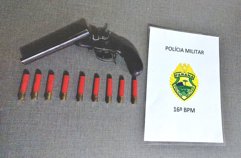  Presos em Pitanga – Condutor embriagado, outro com arma de fogo e veículo com débitos apreendido