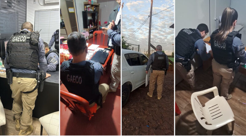  Gaeco cumpre 15 mandados de busca e apreensão em três cidades em operação que investiga fraudes em licitações